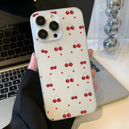 Funda de teléfono dulce y encantadora 🍒