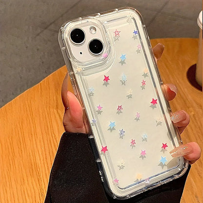 Estuche suave con estrellas de flores pequeñas 🌸