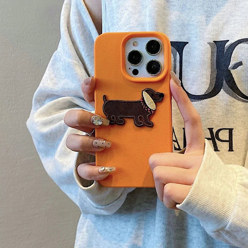 Estuche coreano para perros de dibujos animados en 3D: ¡lindo, peculiar y lleno de personalidad! 🐶✨