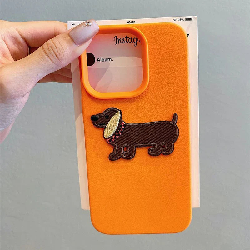 Estuche coreano para perros de dibujos animados en 3D: ¡lindo, peculiar y lleno de personalidad! 🐶✨