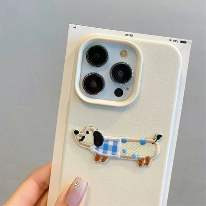 Estuche coreano para perros de dibujos animados en 3D: ¡lindo, peculiar y lleno de personalidad! 🐶✨