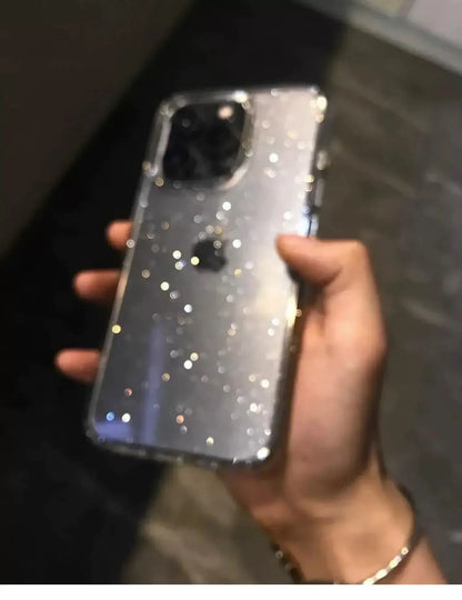 Capa de lujo para teléfono con purpurina ✨