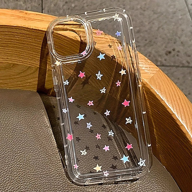 Estuche suave con estrellas de flores pequeñas 🌸