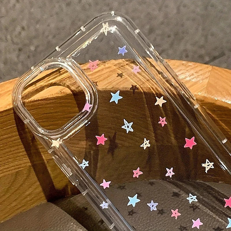 Estuche suave con estrellas de flores pequeñas 🌸