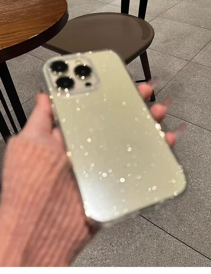 Capa de lujo para teléfono con purpurina ✨